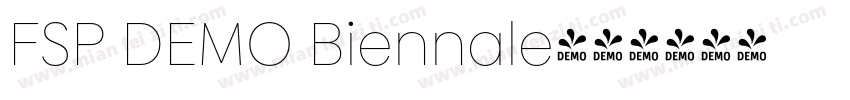 FSP DEMO Biennale字体转换